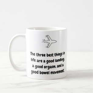 Pilot Mugg - de tre bästa Sak keramiska Mugg 11oz