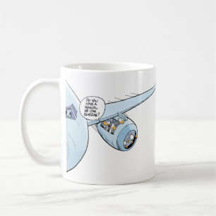 Pilot- mugg för humorkaffeskämt