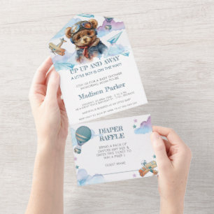 Pilot Nalle Baby Shower Diaper Raffle