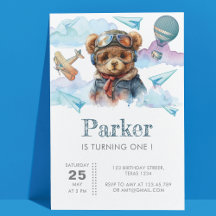 Pilot Nalle Första födelsedag