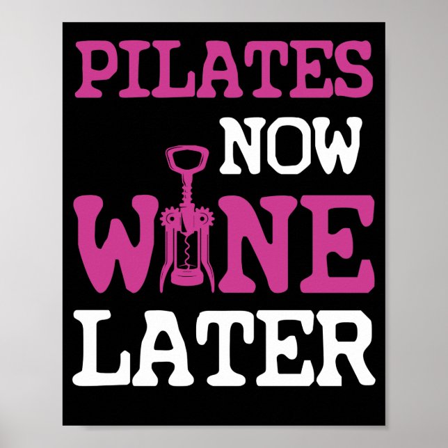 Pilot Now Vin Senare Workout Gym Poster (Framsidan)