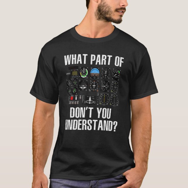 Pilot över För manar kvinnoflygplan Flyglinjepilot T Shirt (Framsida)