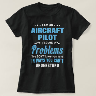 Pilot över luftfartyg t shirt