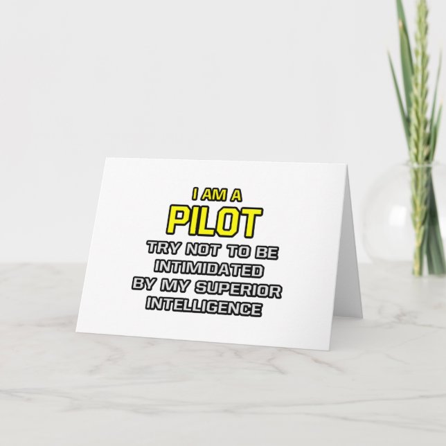 Pilot.. överlägsen intelligens kort (Framsida)