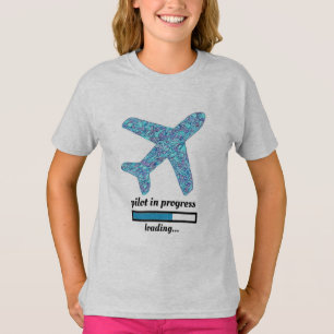 "Pilot Pågående" Flygplan T-Shirt