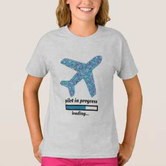 "Pilot Pågående" Flygplan T-Shirt