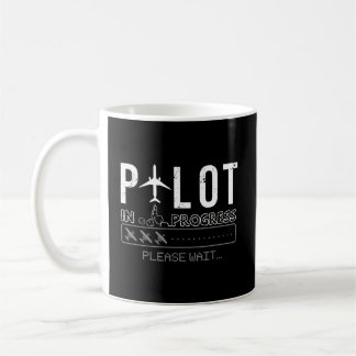 Pilot Pågående - Funny framtida pilotluftfart Kaffemugg