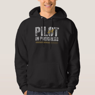 Pilot Pågående - Funny pilot- och flygplan Hoodie