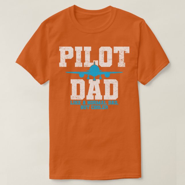 Pilot Pappa Vintage T Shirt (Design framsida)