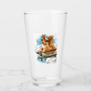 Pilot Pomeranian � Flygande Ess Hund Glaskopp
