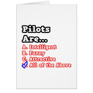 Pilot Quiz..Joke Hälsningskort
