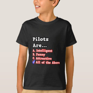 Pilot Quiz...Joke T Shirt