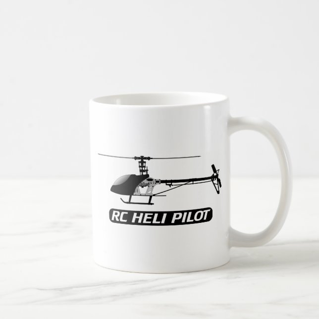 Pilot- RC-helikopter Kaffemugg (Höger)