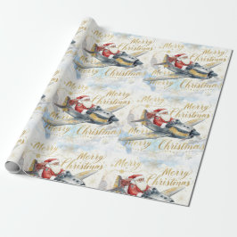 Pilot Santa is Flying for Christmas in the Sky  Presentpapper