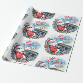 Pilot Santa is Flying for Christmas in the Sky  Presentpapper
