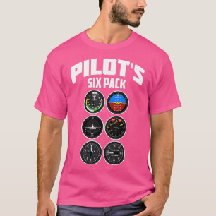 Pilot Sex pack Abs Art Cute Toppen Flygande Ab Art T Shirt