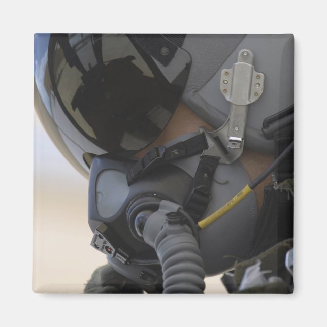 Pilot sitter i A-10 Thunderbolt II Magnet (Framsidan)