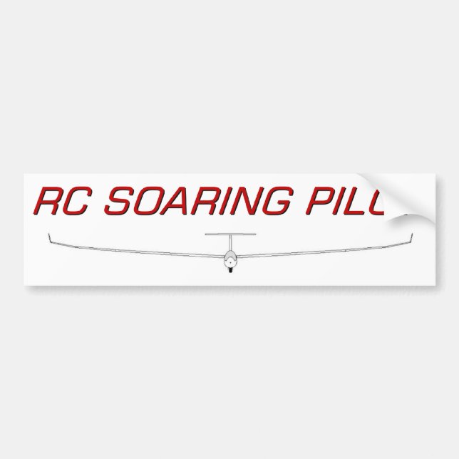 Pilot- Soaring för RC Bildekal (Framsidan)