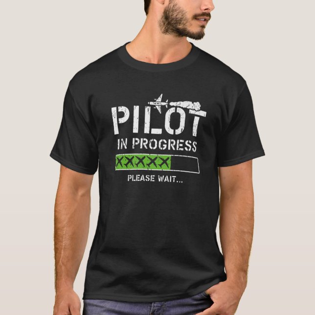 Pilot som är under utveckling Kid Future Pilot Air T Shirt (Framsida)