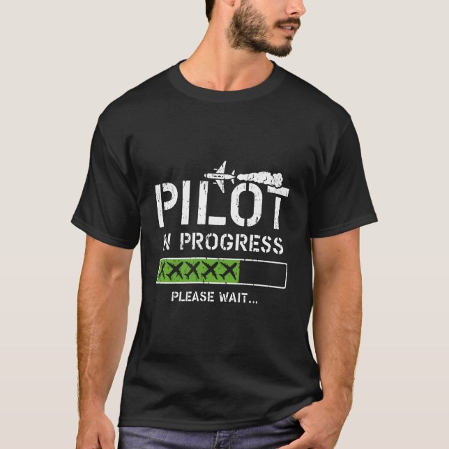 Pilot som är under utveckling Kid Future Pilot Air T Shirt (Framsida)