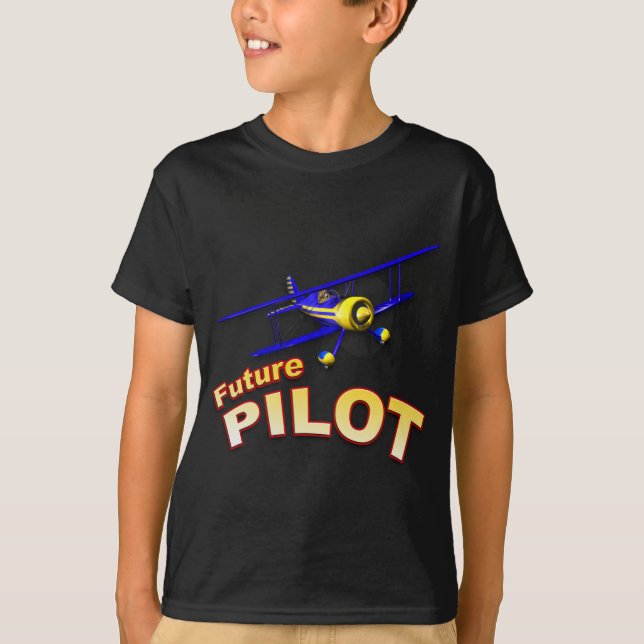 Pilot- T skjorta för framtid Tee (Framsida)