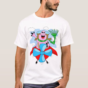 Pilot- T-tröja för flyggris Tee Shirt