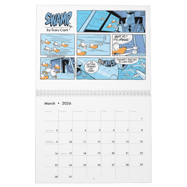 Pilot Tecknad Aviation Humor Calendar Kalender (Mar 2026)