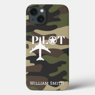 Pilot typografi & militärflygplanskamouflage