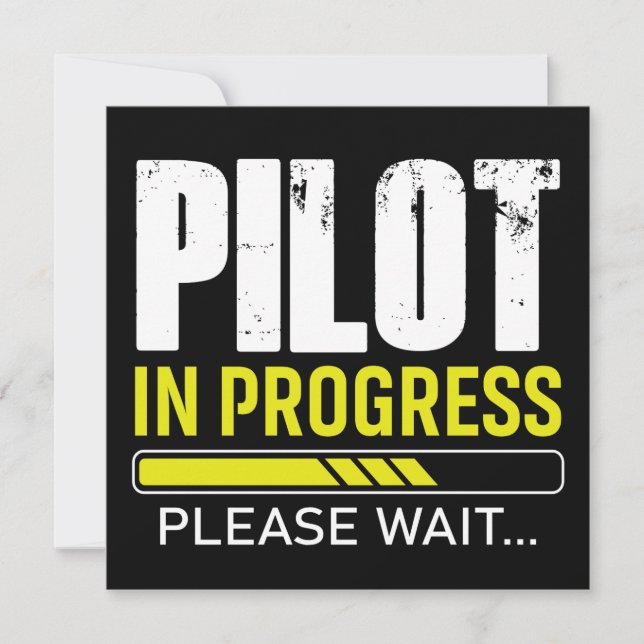 Pilot under utbildning… Vänligen vänta | Aviatörsh (Framsida)