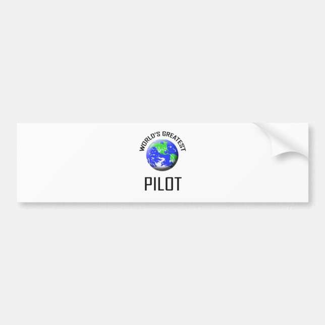 Pilot- världsmästare bildekal (Framsidan)