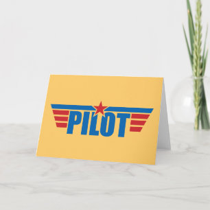 Pilot Vingar-bricka - Luftfart Kort