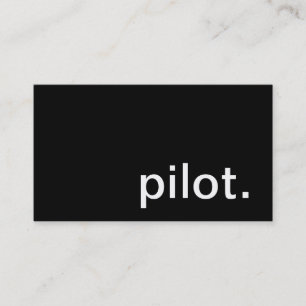 Pilot- visitkort