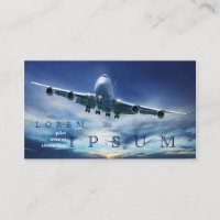 Pilot- visitkort för himmel för