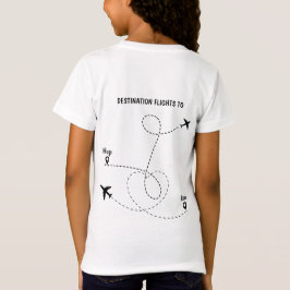 Pilot vit luftfart T T-Shirt