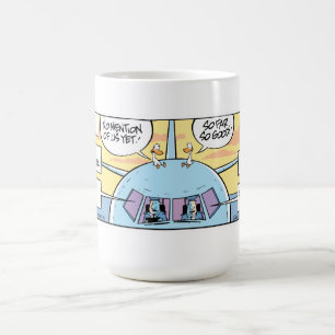 Pilotchecklista Tecknad Kaffe Mugg
