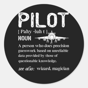 Pilotdefinition av vilket Älskare-flygplan Runt Klistermärke