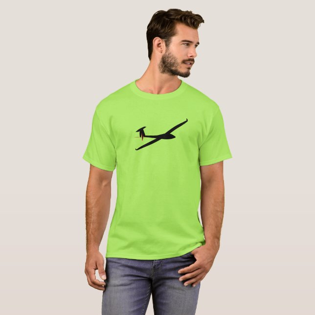 Pilote planeur t shirt (Hel framsida)
