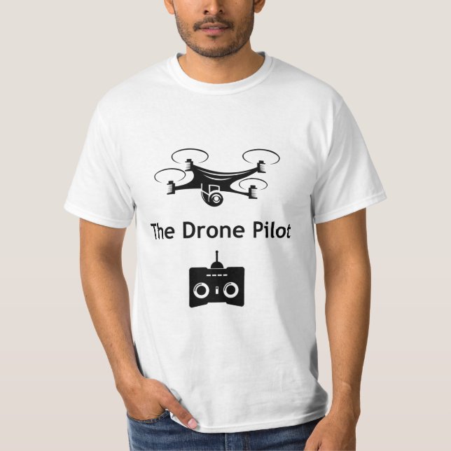 Piloten Drone T Shirt (Framsida)