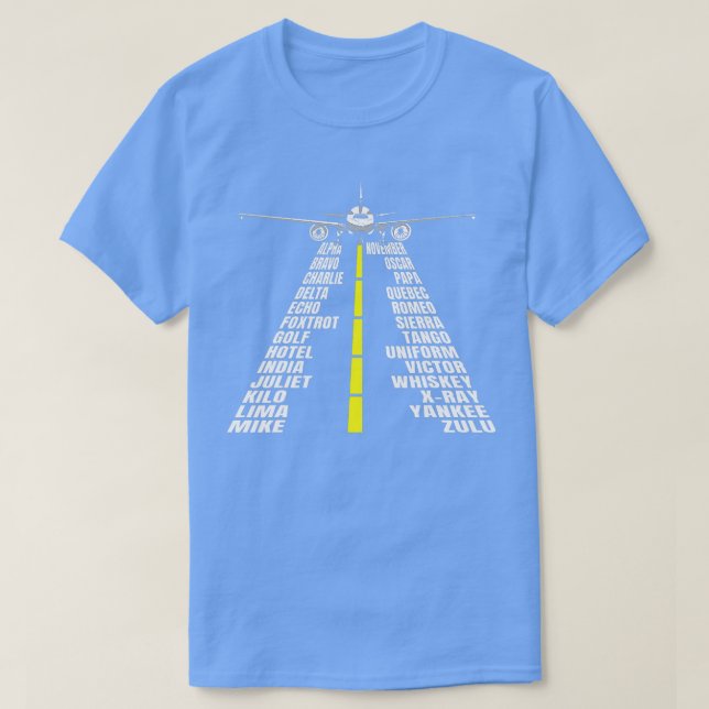Piloten Flygplan Aviator Luft T Shirt (Design framsida)