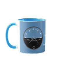 Pilotens Attitydindikator Mugg