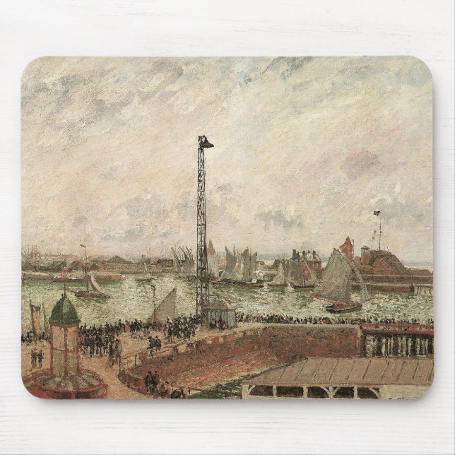 Pilotens brygga, Le Havre, Dimmig av Camille Pissa Musmatta (Framsidan)