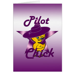 Pilotens Chick #9 Hälsningskort