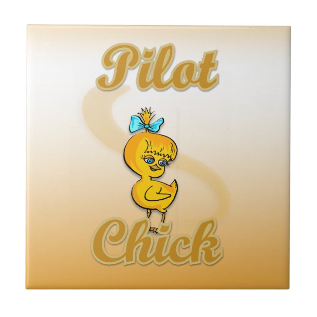 Pilotens Chick Kakelplatta (Framsidan)