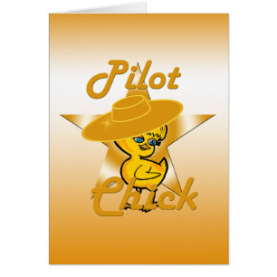Pilotens chick nr 10 hälsningskort