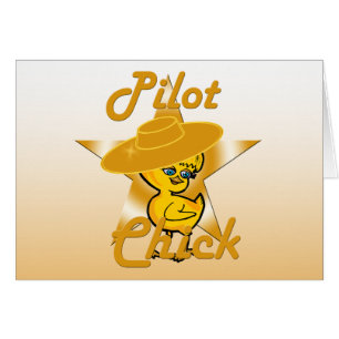 Pilotens chick nr 10 hälsningskort