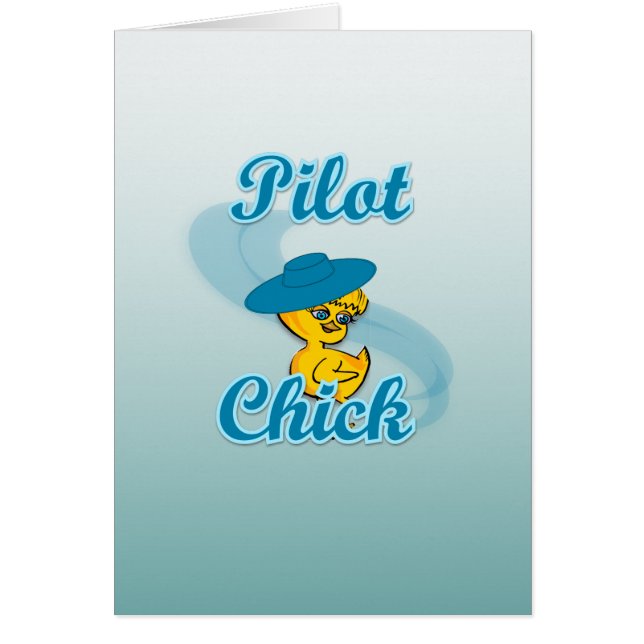 Pilotens Chick nr 3 Hälsningskort (Framsidan)