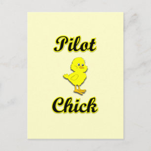 Pilotens Chick Vykort