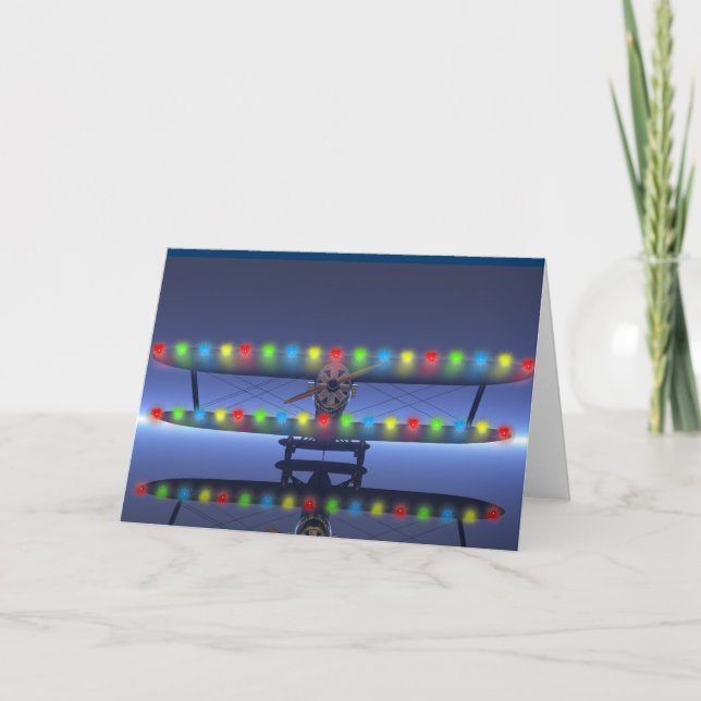 Pilotens jul helgkort (Framsida)