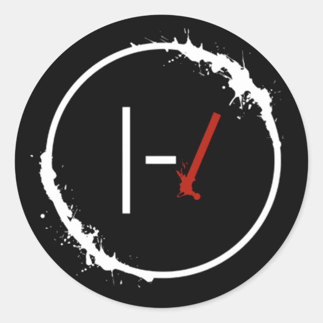 piloter-21 runt klistermärke (Framsida)