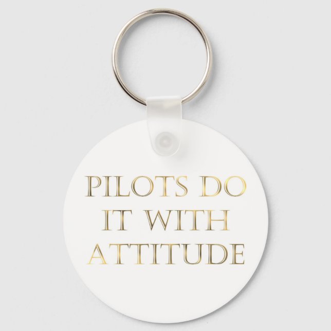 Piloter Attityd Nyckelring (Framsida)